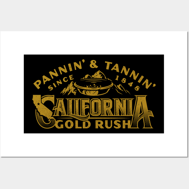 Gold Rush Wall Art by Wheels